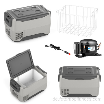 Tragbarer DC 24V 12V Auto Kühlschrank Gefrierschrank Kühler 40L Auto Kühlschrank Kompressor Schnelle Kühlung Heim Picknick Eisbox